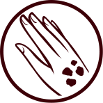 A hand with age spots